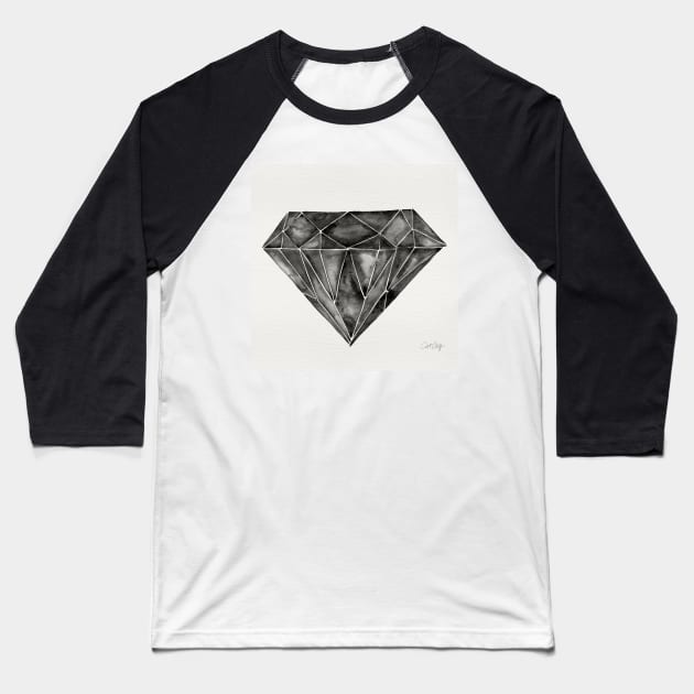 black diamond Baseball T-Shirt by CatCoq